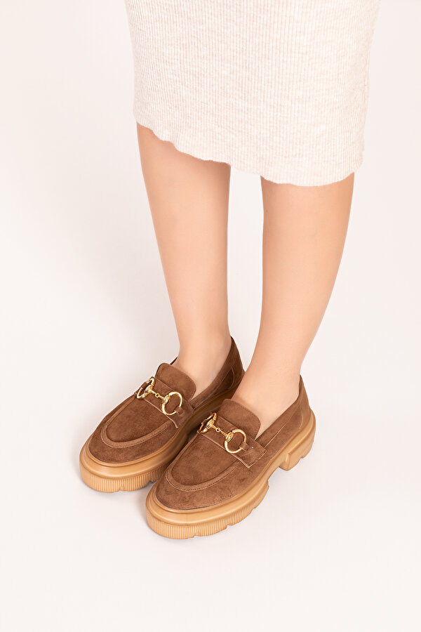 Gondol Kundura Gondol Hakiki Deri Hafif Taban Tokalı Oxford Ayakkabı wst.1318