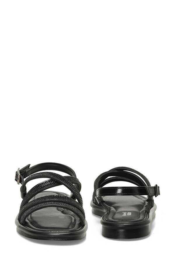 Polaris 325056.Z 5FX Siyah Kadın Düz Sandalet