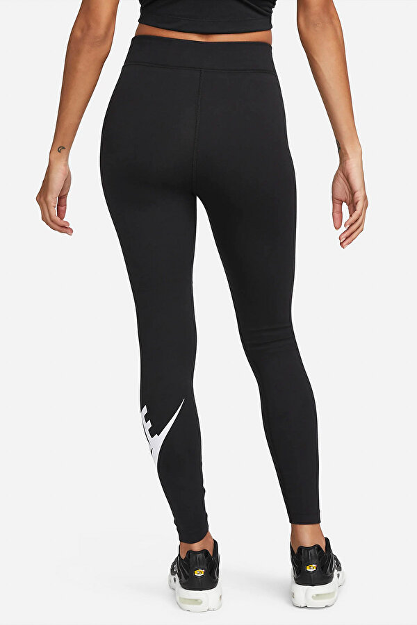 Nike W NSW NK CLSC GX HR TIGHT Siyah Kadın Tayt