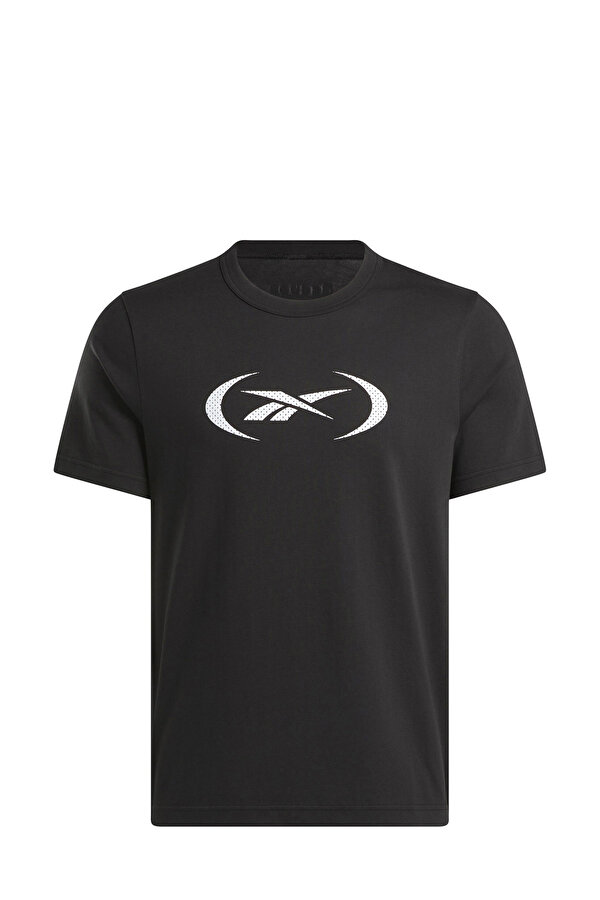 Reebok BASKETBALL T-SHIRT Siyah Erkek Kısa Kol T-Shirt