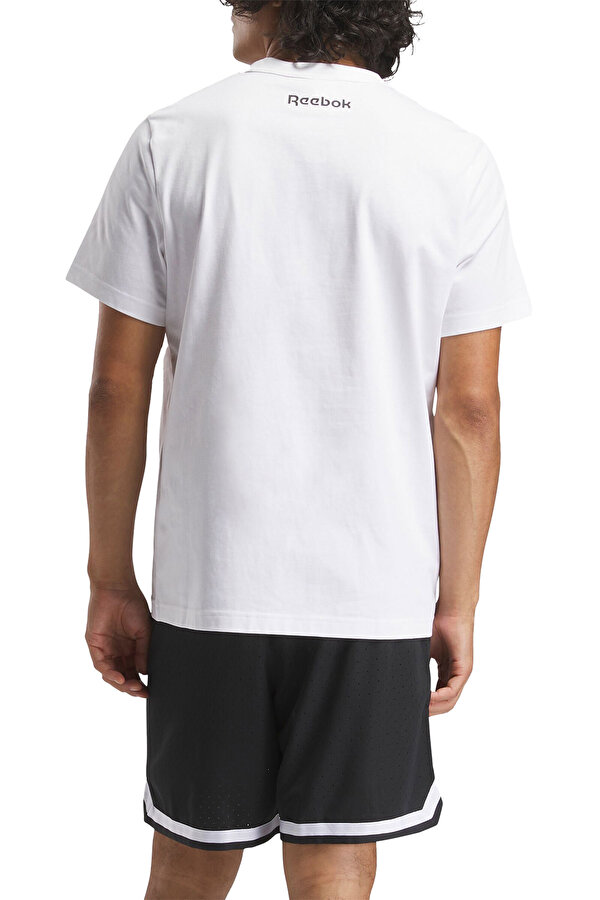 Reebok BASKETBALL T-SHIRT Beyaz Erkek Kısa Kol T-Shirt