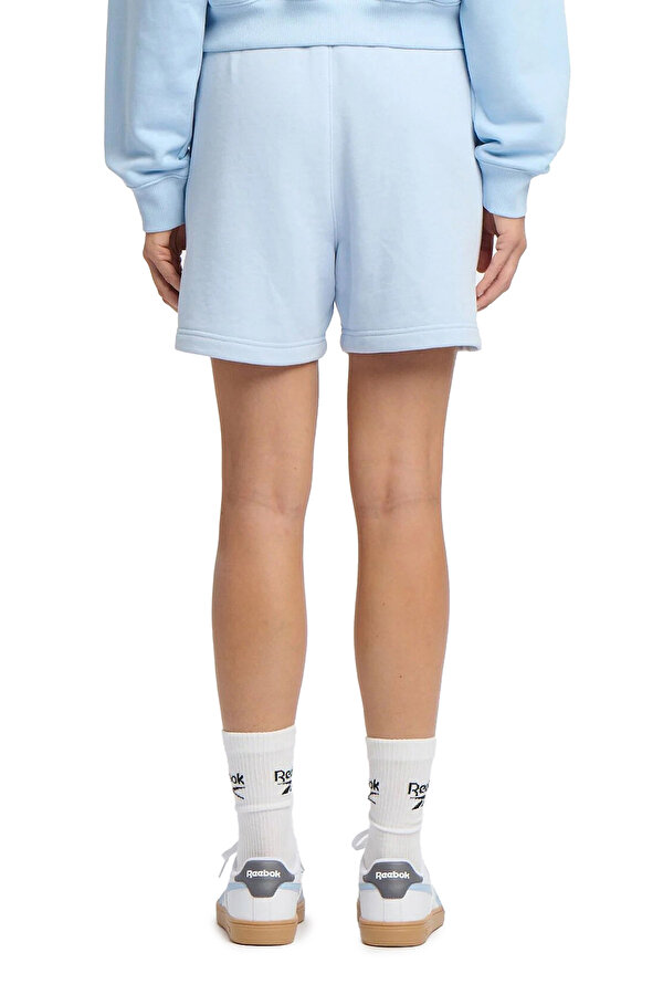 Reebok ICON ELEMENTS FT SHORT Mavi Kadın Şort