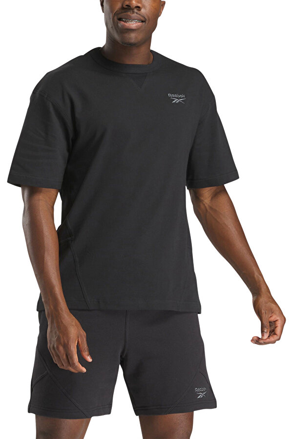 Reebok ICON ELEMENTS TEE BLACK Man Sleeve T-Sh