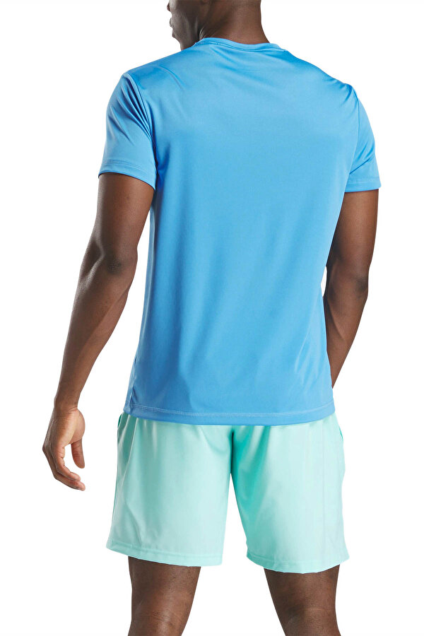 Reebok ID TRAIN SS TECH TEE Mavi Erkek Kısa Kol T-Shirt