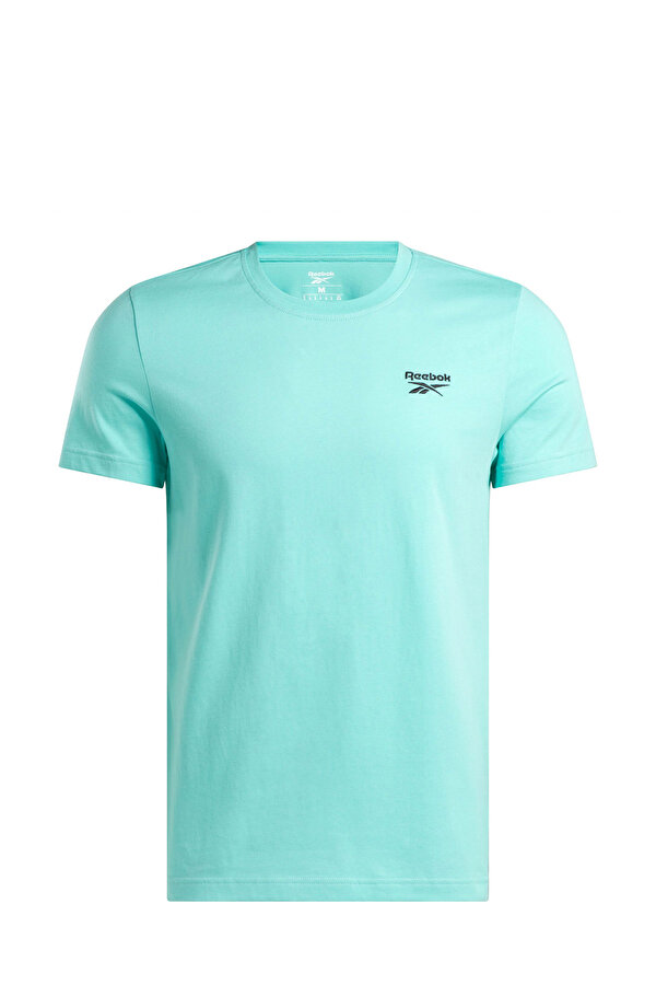 Reebok IDENTITY SMALL LOG Yeşil Erkek Kısa Kol T-Shirt