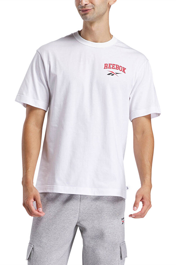 Reebok GS HS GUARANTEED TEE Beyaz Erkek Kısa Kol T-Shirt