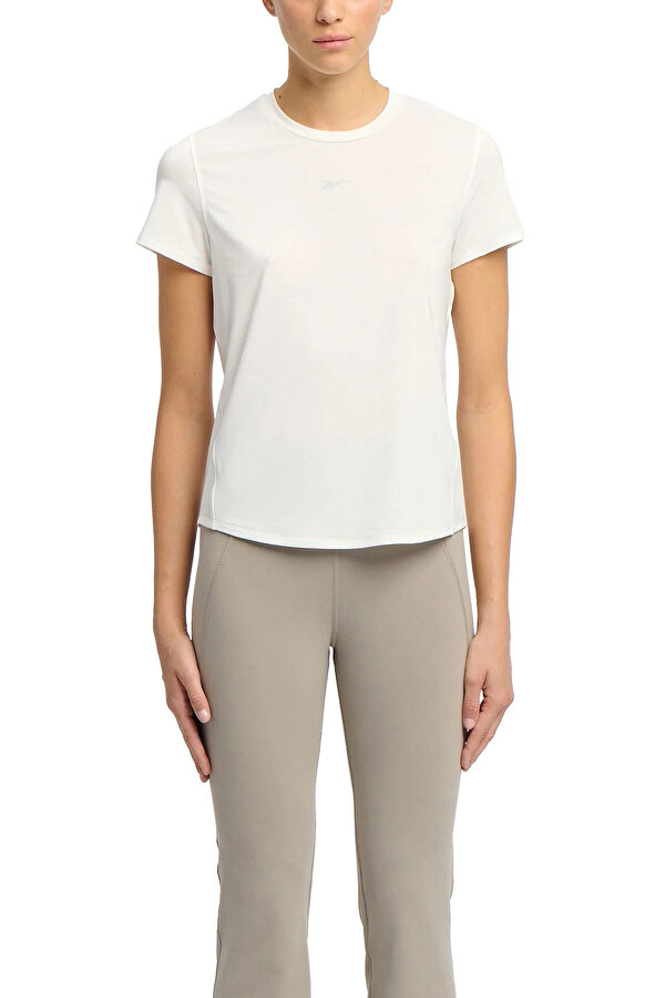 Reebok RBK-CHILL ATHLETIC TEE ECRU Woman Sleeve T-Sh
