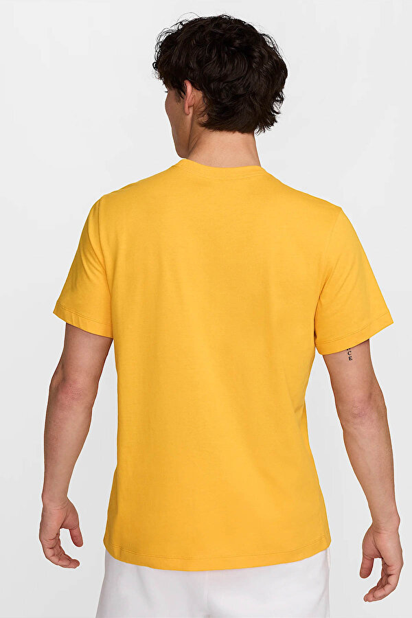 Nike Sportswear Swoosh Sarı Erkek Kısa Kol T-Shirt