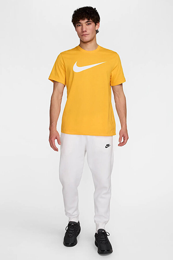 Nike Sportswear Swoosh Sarı Erkek Kısa Kol T-Shirt