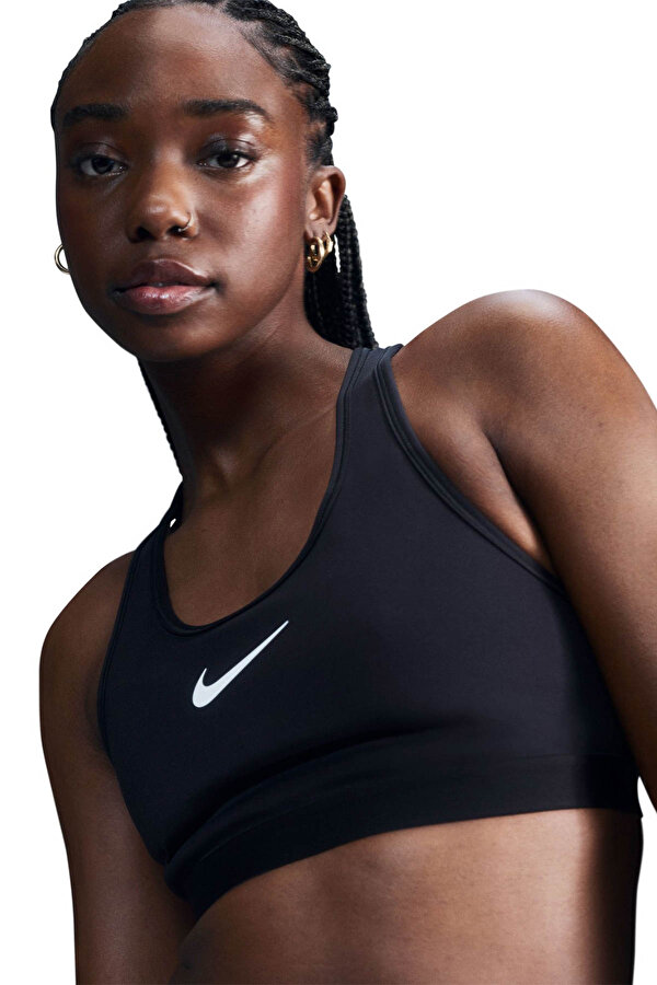 Nike W NK DF SWSH HGH Siyah Kadın Bra