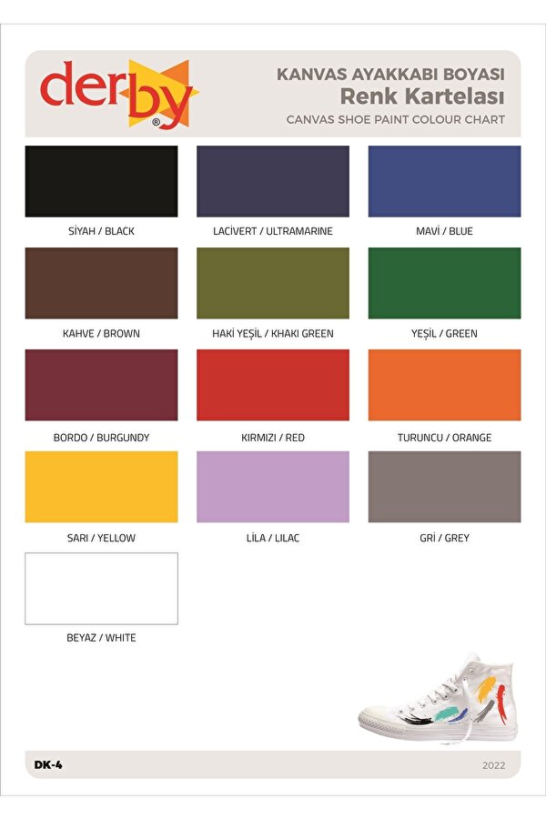 Derby Kanvas - Bez / Kumaş Ayakkabı Boyası 100 Ml - Kahverengi