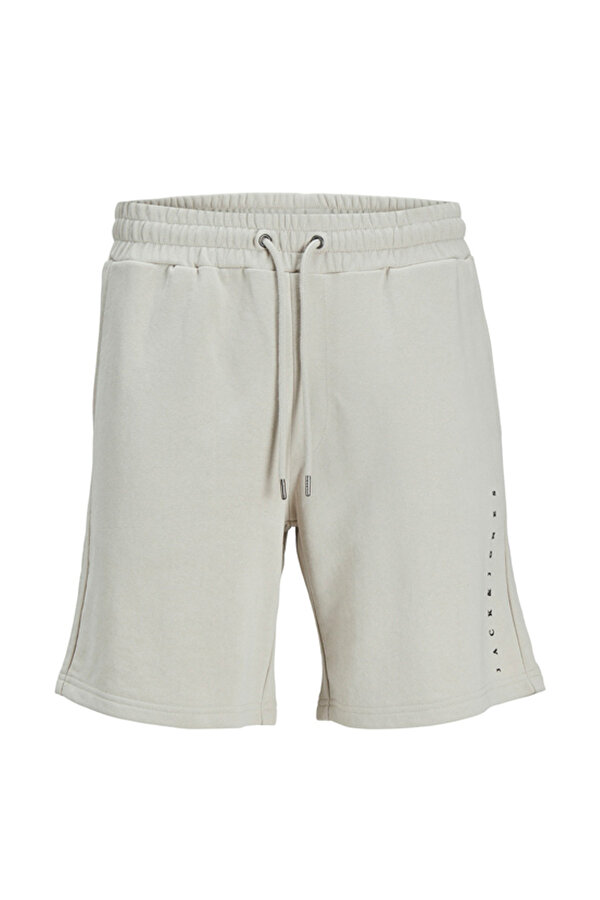Jack & Jones JPSTESTAR JJ SWEAT SHORTS Bej Erkek Şort
