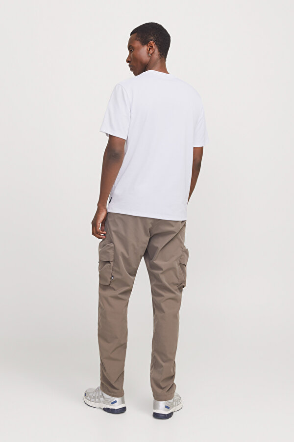 Jack & Jones JCOFUSION FULL BRANDING T Beyaz Erkek Kısa Kol T-Shirt