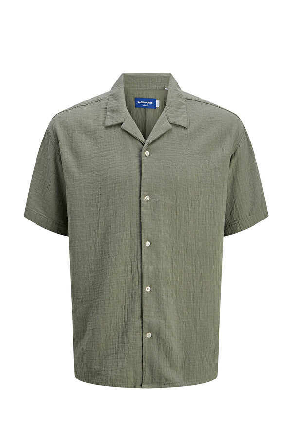 Jack & Jones JOREASTER PATRAS RESORT S Haki Erkek Gömlek