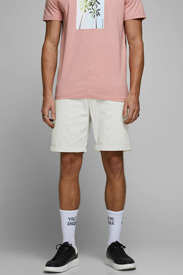 Jack & Jones JPSTRICK ORIGINAL SHORT M Krem Erkek Şort