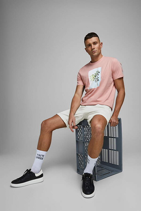 Jack & Jones JPSTRICK ORIGINAL SHORT M Krem Erkek Şort