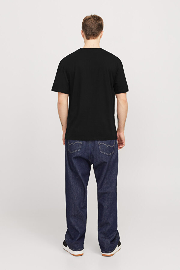 Jack & Jones JJEBRYAN CORP LOGO TEE SS Siyah Erkek Kısa Kol T-Shirt