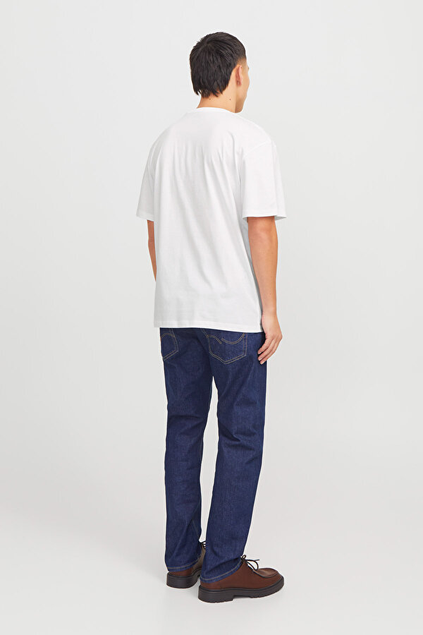 Jack & Jones JJEBRYAN CORP LOGO TEE SS Beyaz Erkek Kısa Kol T-Shirt