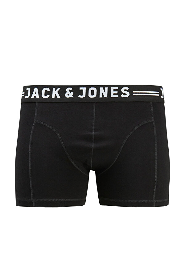 Jack & Jones JACSENSE TRUNKS 3-PACK Siyah Erkek Boxer