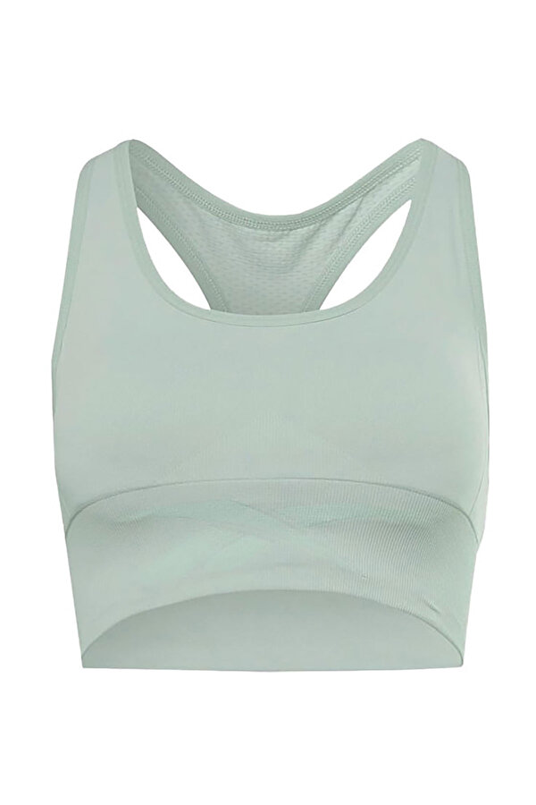 Reebok Wor Seamless Bra Зеленый 007 Женщина Топ