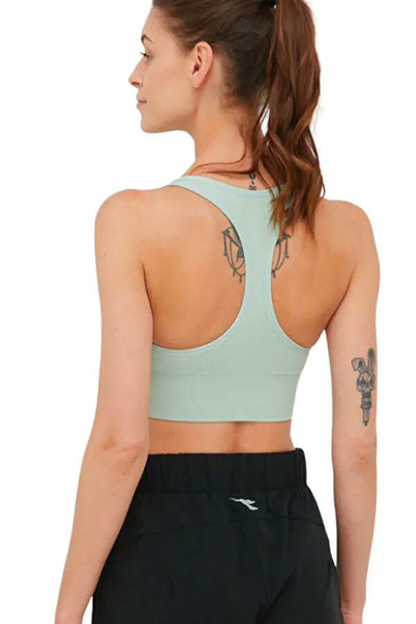 Reebok Wor Seamless Bra Зеленый 007 Женщина Топ