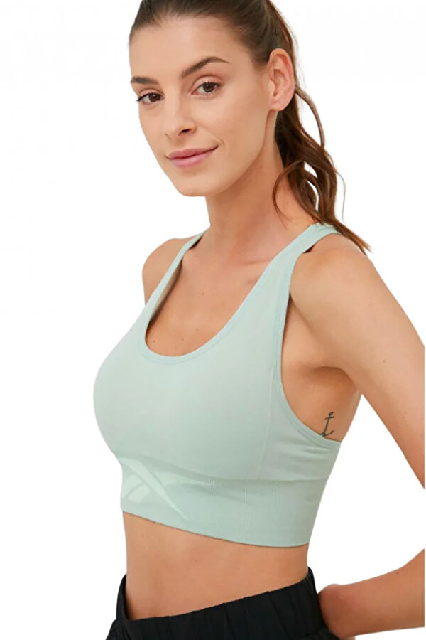 Reebok Wor Seamless Bra Зеленый 007 Женщина Топ