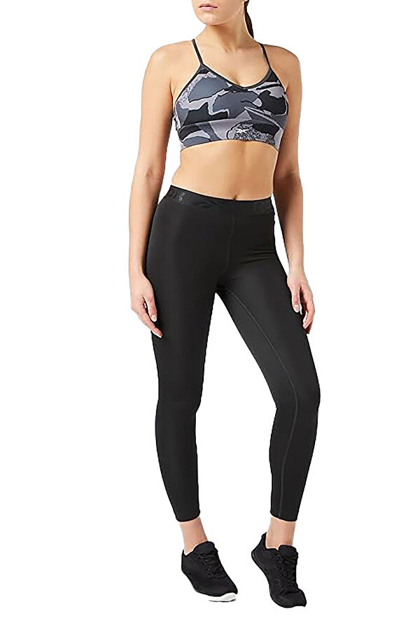 Reebok Wor Aop Tri Back Bra Черный Женщина Топ