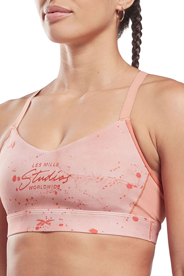 Reebok Lm Strappy Bra Розовый 008 Женщина Топ
