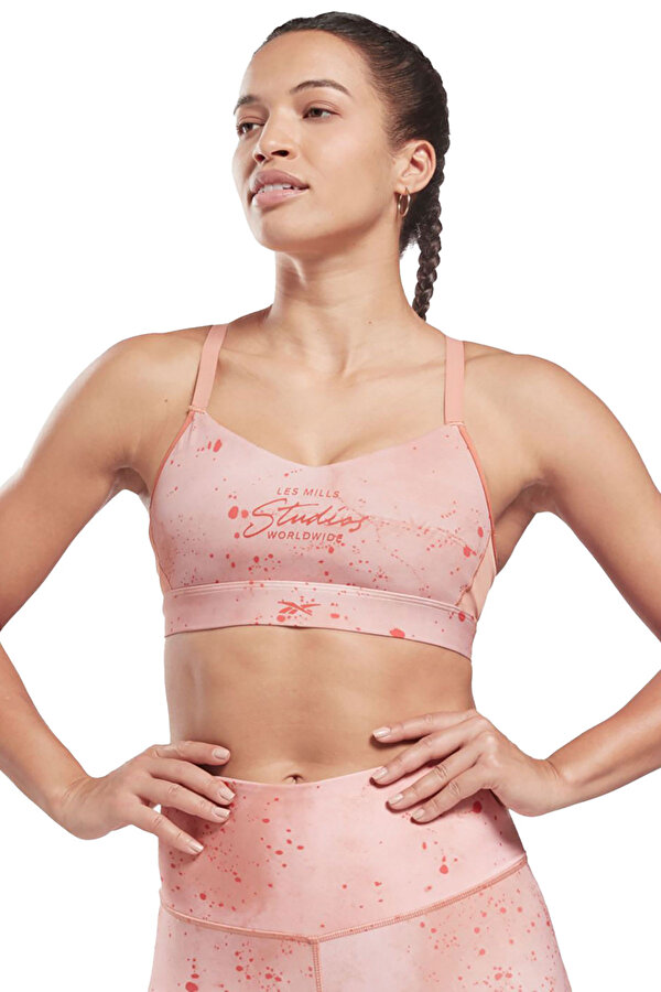 Reebok Lm Strappy Bra Розовый 008 Женщина Топ