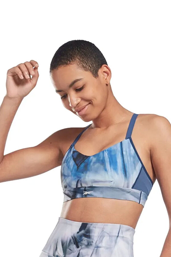 Reebok S Lux Strappy Bra L Синий 008 Женщина Топ