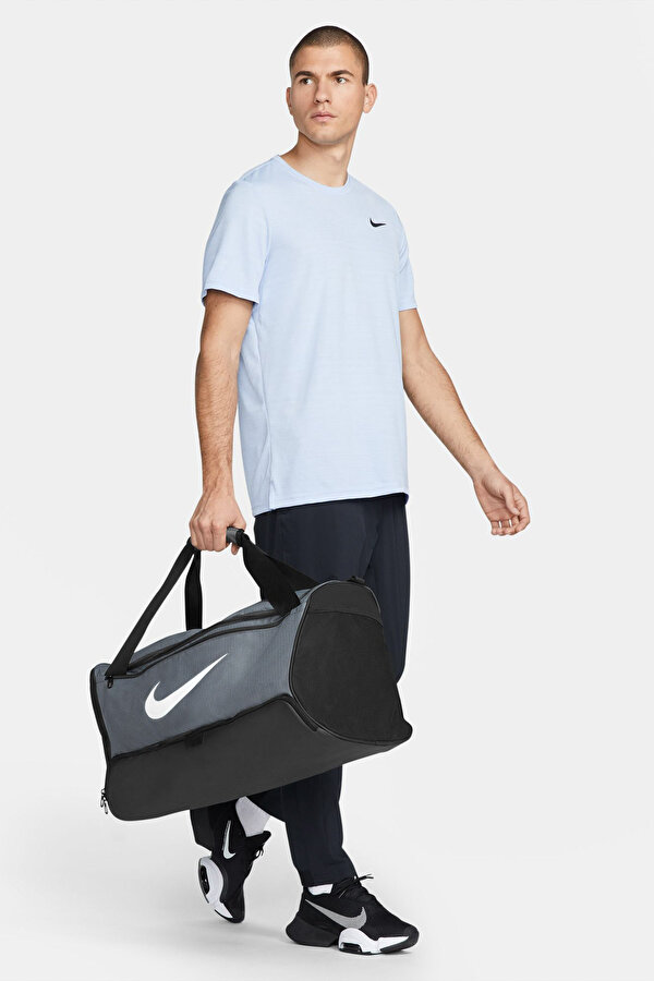 Nike NK BRSLA M DUFF - 9.5 (60 Gri Unisex Spor Çantası