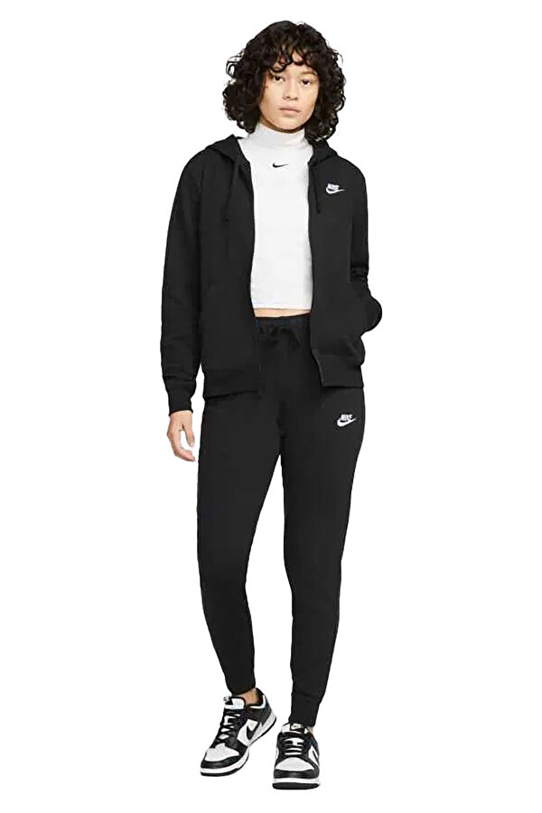 Nike W NSW CLUB FLC MR PANT TI BLACK Woman 063