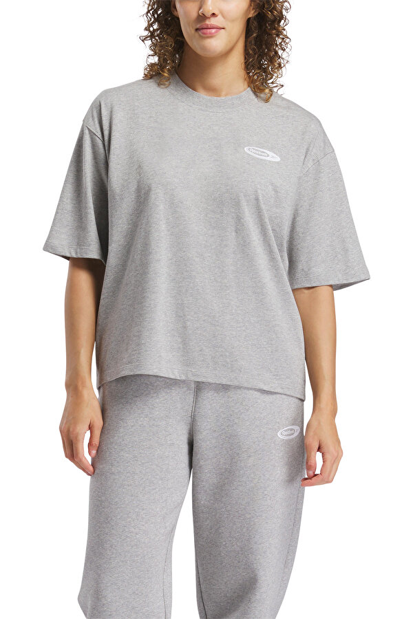 Reebok IDE BRAND PROUD TEE GRAY MELANGE Woman 054