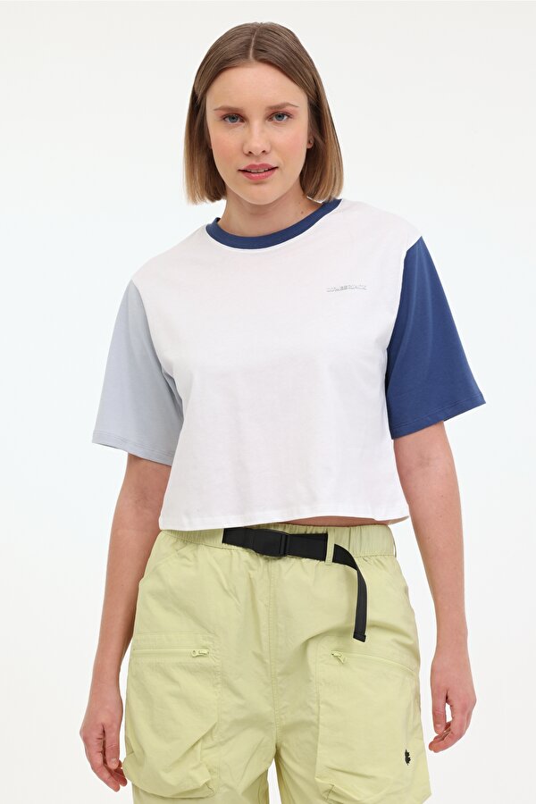 Lumberjack WL ANNABEL 11CK1235 4FX Beyaz Kadın Kısa Kol T-Shirt