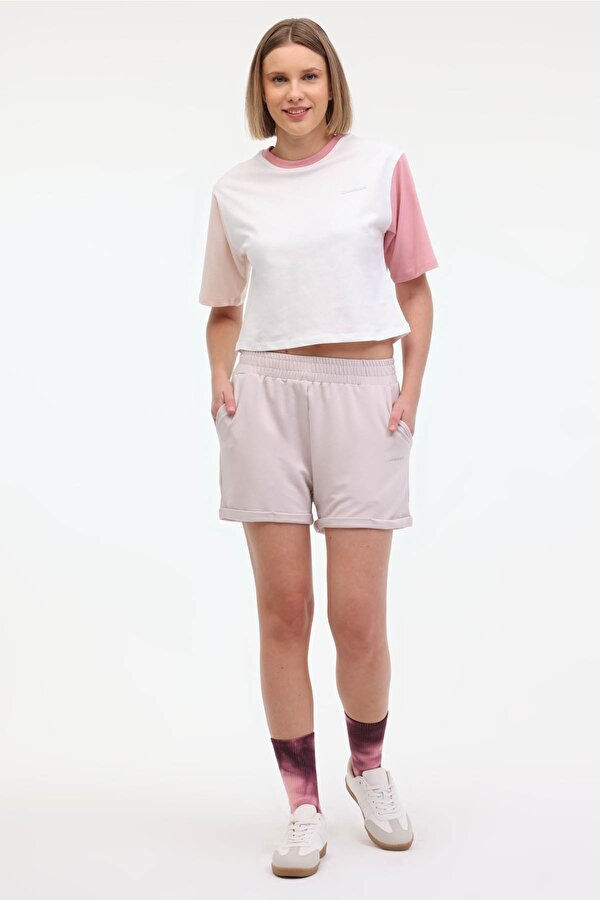 Lumberjack WL ANNABEL 11CK1235 4FX PASTEL PEMBE Kadın Kısa Kol T-Shirt
