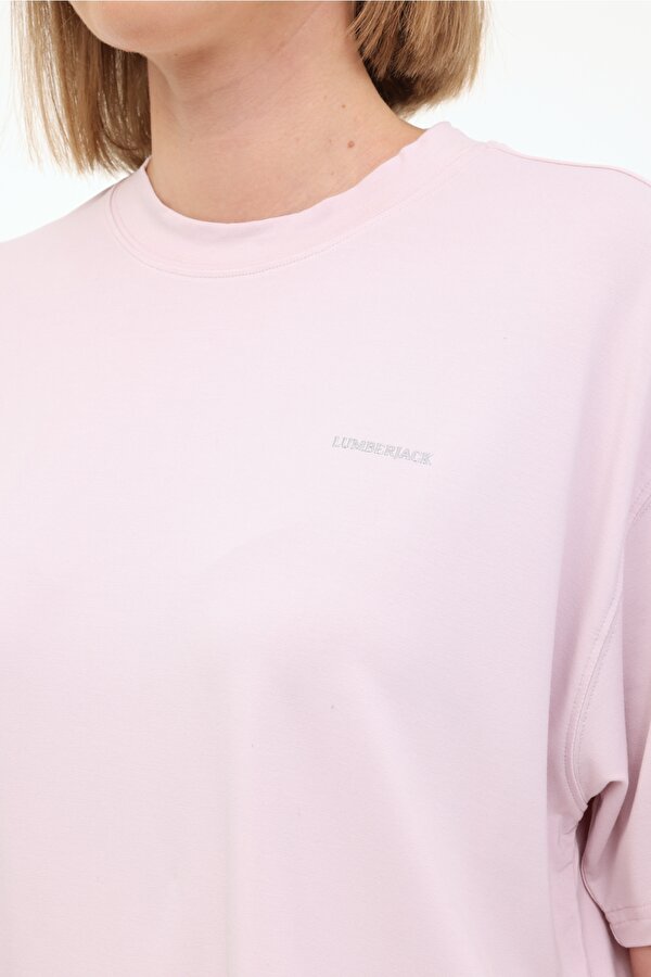 Lumberjack WL BAMB 11BMB-004 5FX PINK Woman Sleeve T-Sh