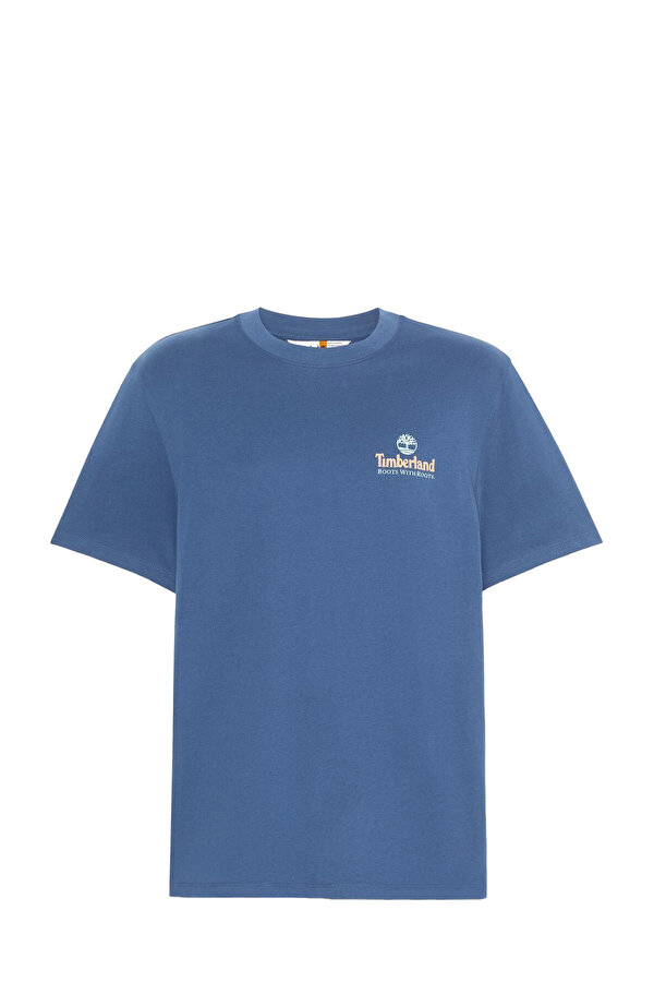 Timberland Illustrated Tree Logo Ba Lacivert Erkek Kısa Kol T-Shirt