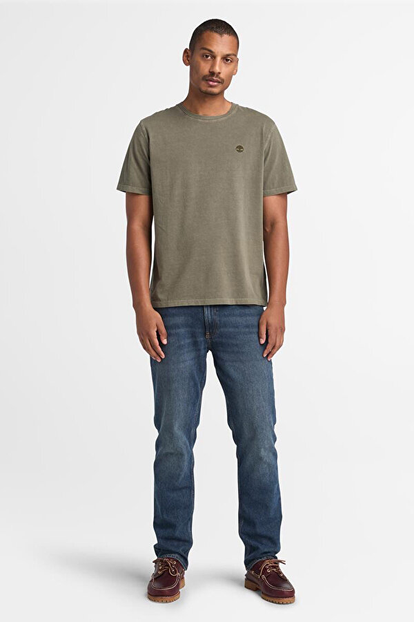 Timberland DUNSTAN RIVER Garment Dye Yeşil Erkek Kısa Kol T-Shirt