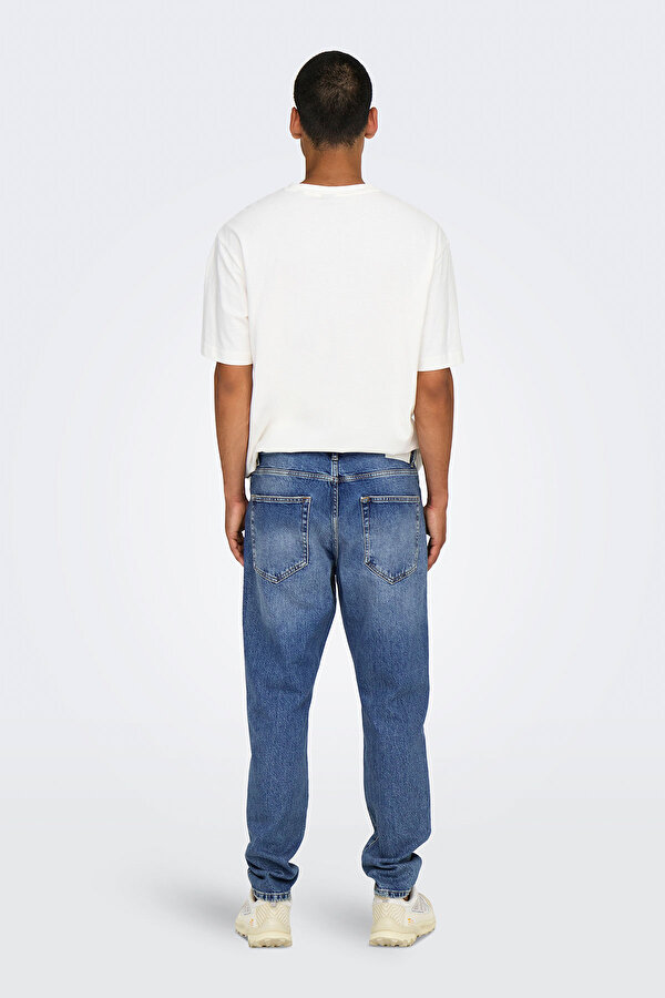 Only&Sons ONSYOKE TAPERED MB 9360 D Mavi Erkek Pantolon