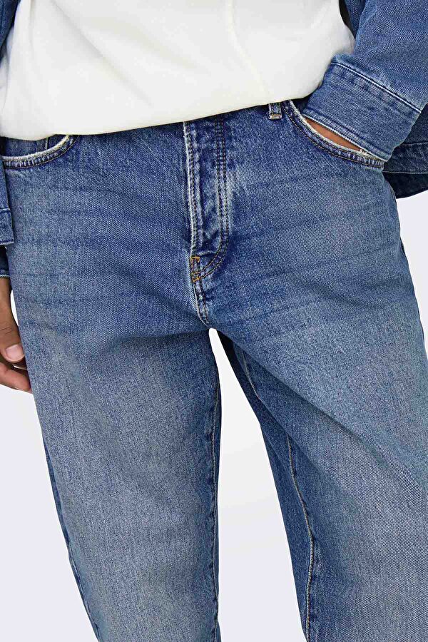 Only&Sons ONSYOKE TAPERED MB 9360 D Mavi Erkek Pantolon