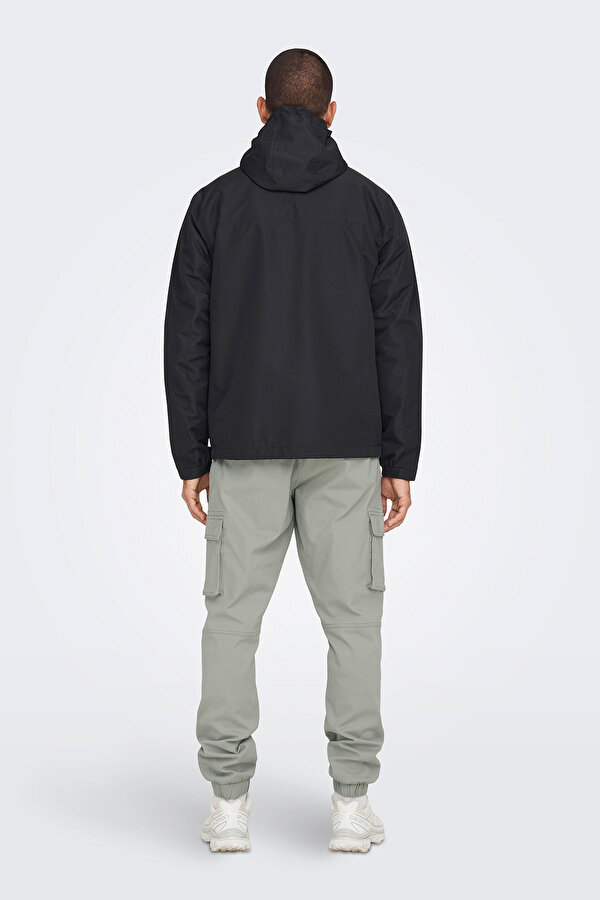 Only&Sons ONSMACK HOOD JACKET VD OT Siyah Erkek Ceket