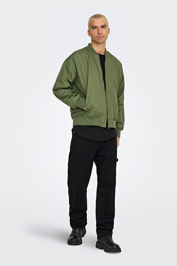 Only&Sons ONSGAVIN BOMBER JACKET OT Yeşil Erkek Ceket