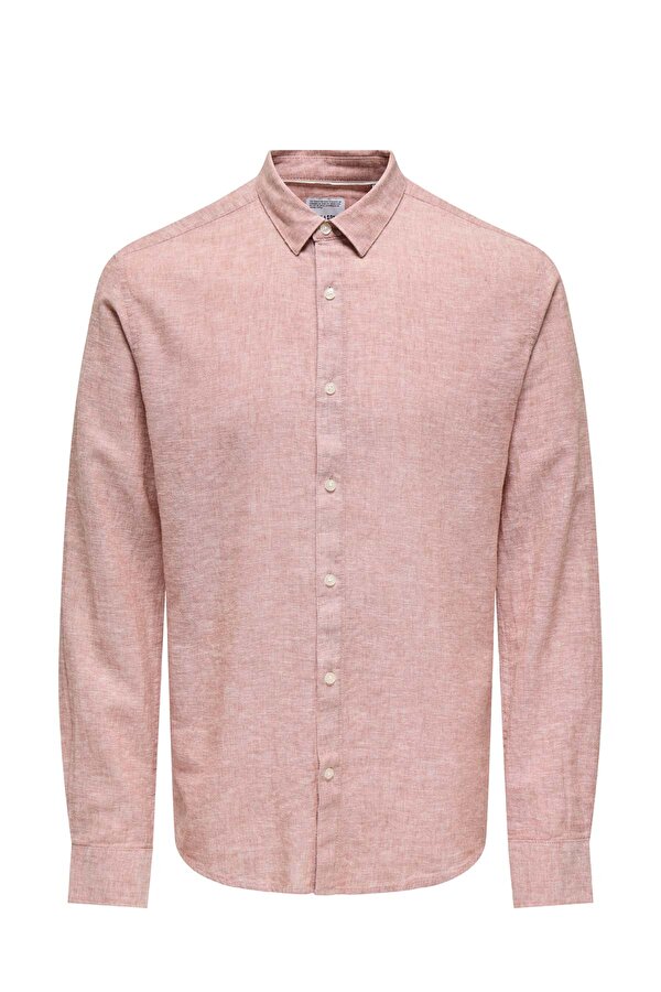 Only&Sons ONSCAIDEN LIFE LS SOLID L Kiremit Erkek Gömlek