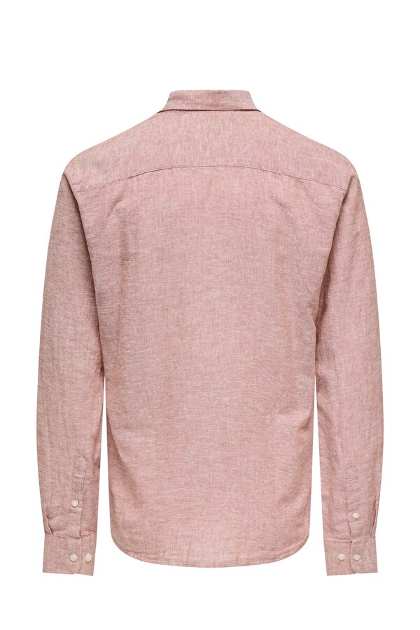 Only&Sons ONSCAIDEN LIFE LS SOLID L Kiremit Erkek Gömlek
