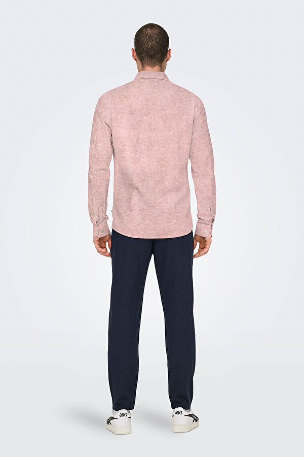Only&Sons ONSCAIDEN LIFE LS SOLID L Kiremit Erkek Gömlek