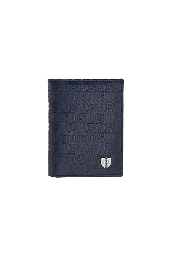 U.S. Polo Assn. 24020-24021 hakiki deri cüzdan kartlıklı LACİVERT