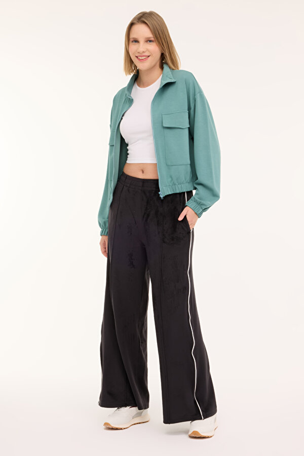 Lumberjack WL ZOE 18MS408 4PR A YESIL Kadın Eşofman Üstü