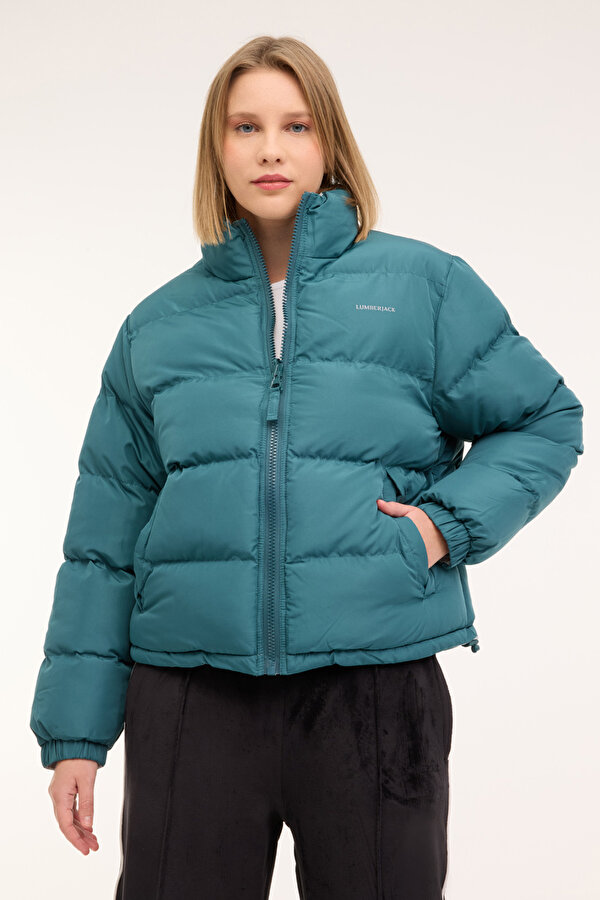 Lumberjack WL ELISA 2GF724 4PR Yeşil Kadın Kısa Kaban
