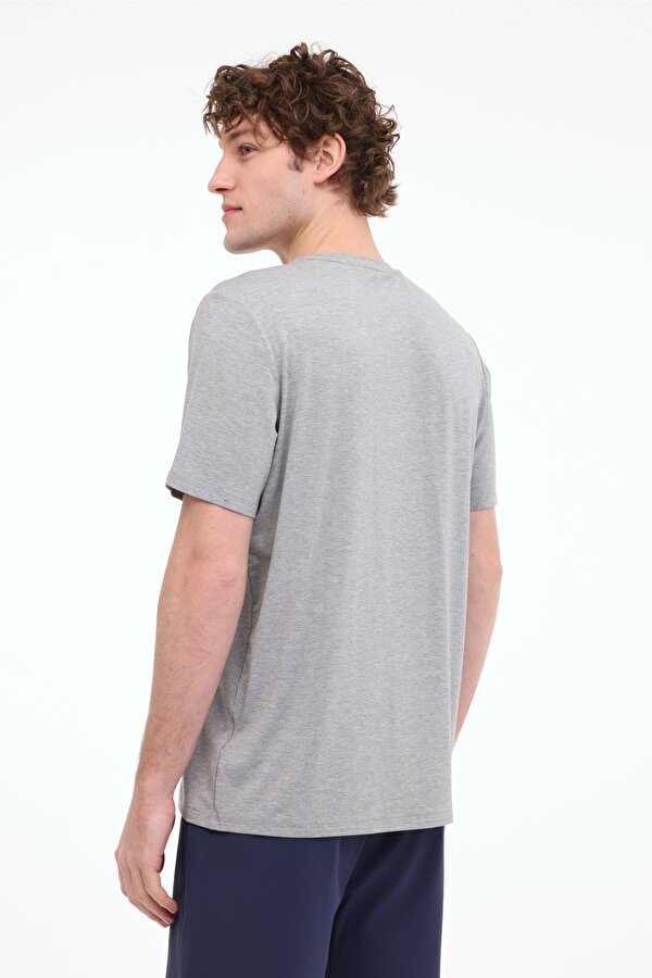 Lumberjack ML BAMBO 11BAM01 5FX GRAY MELANGE Man Sleeve T-Sh