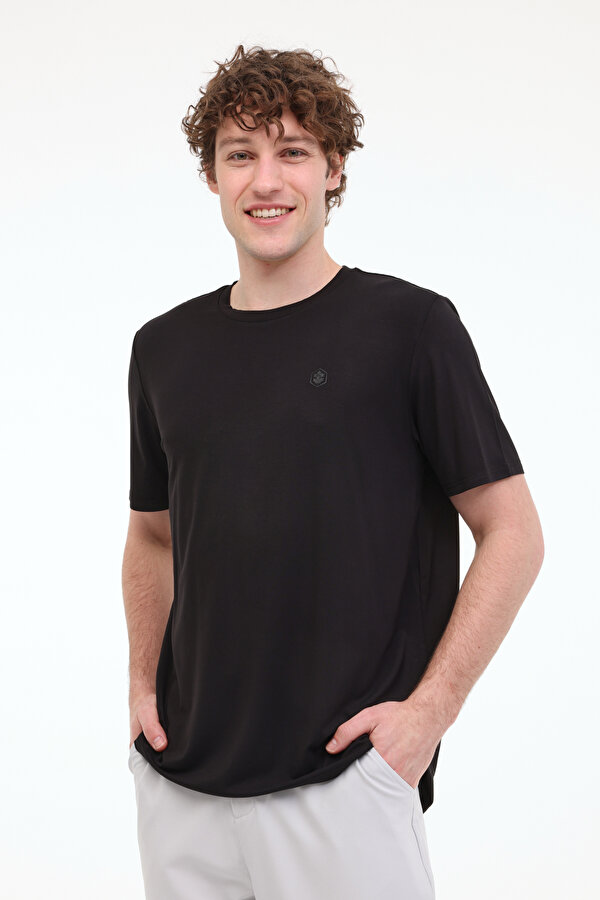 Lumberjack ML BAMBO 11BAM01 5FX BLACK Man Sleeve T-Sh